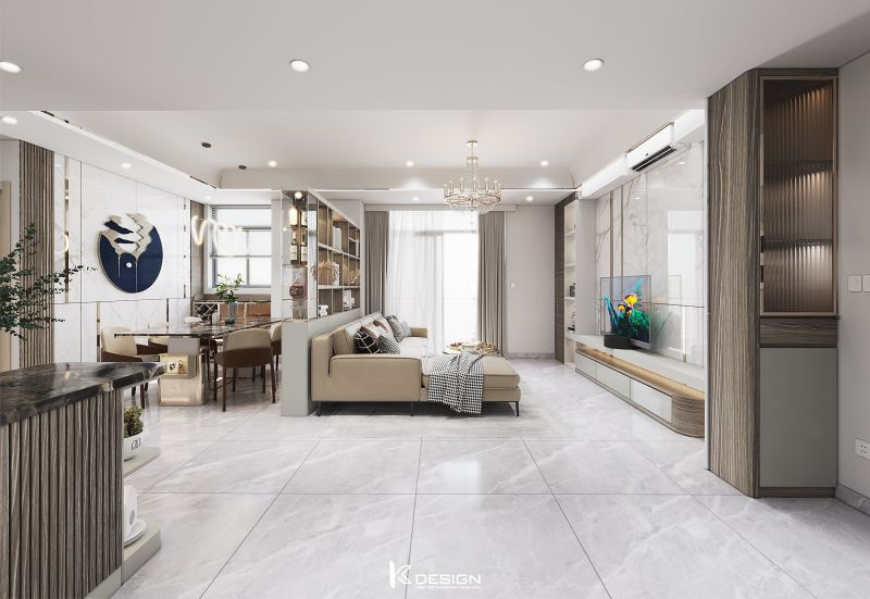 Dự án nội thất căn hộ luxury anh Diện quận 2