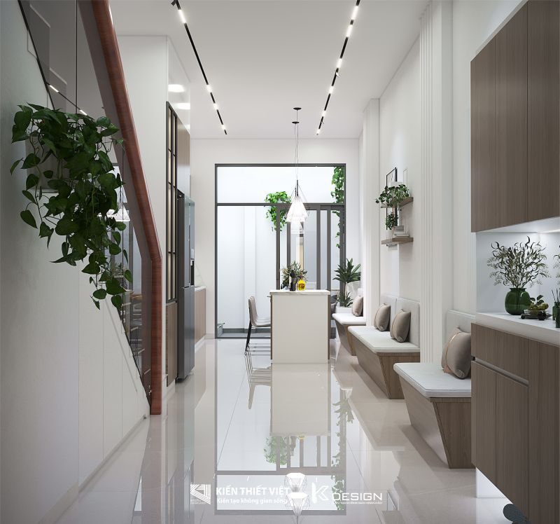 Dự án thiết kế nội thất nhà phố anh Quý Bình Thạnh