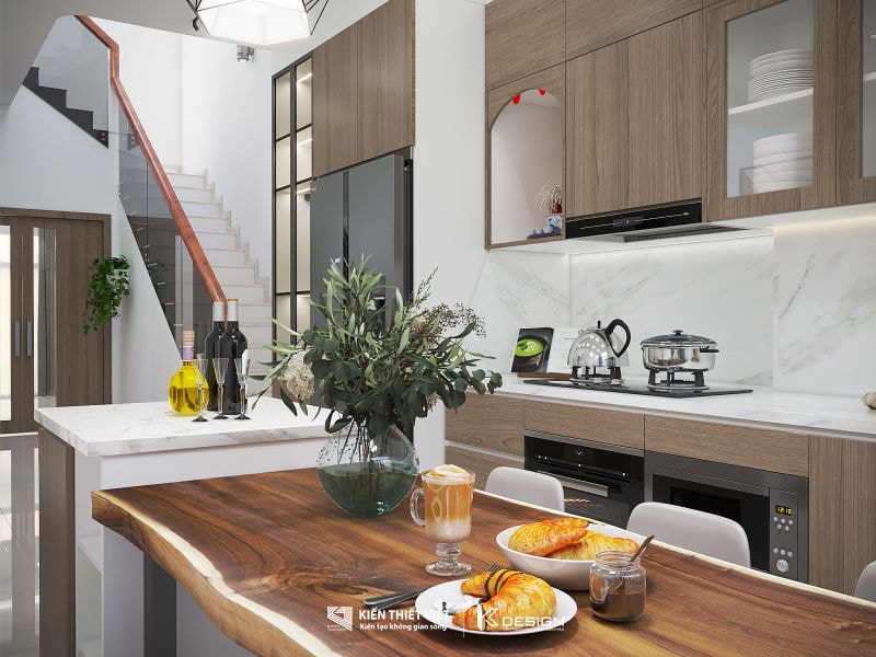 Dự án thiết kế nội thất nhà phố anh Quý Bình Thạnh