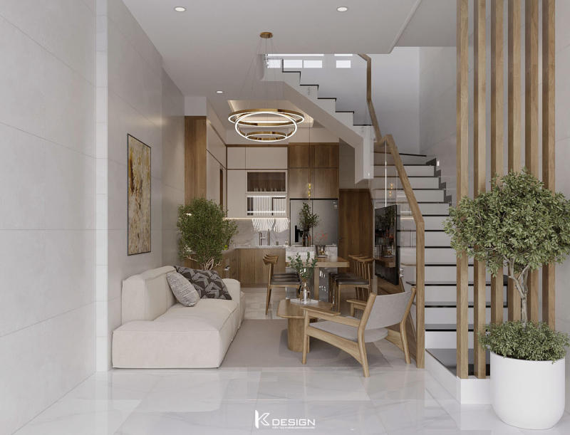 Thiết kế nội thất nhà chị Vy Bình Tân