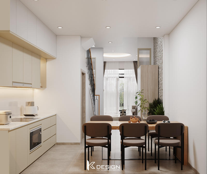 Thiết kế nội thất nhà anh Long phú nhuận