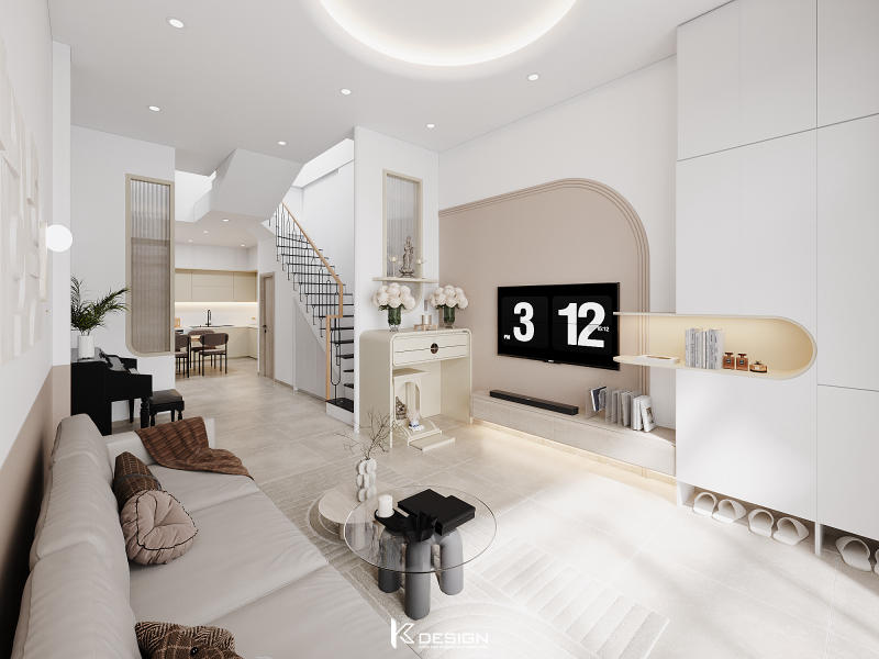 Thiết kế nội thất nhà anh Long phú nhuận