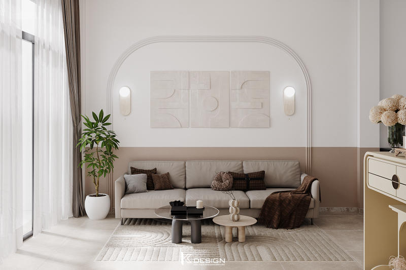 Thiết kế nội thất nhà anh Long phú nhuận