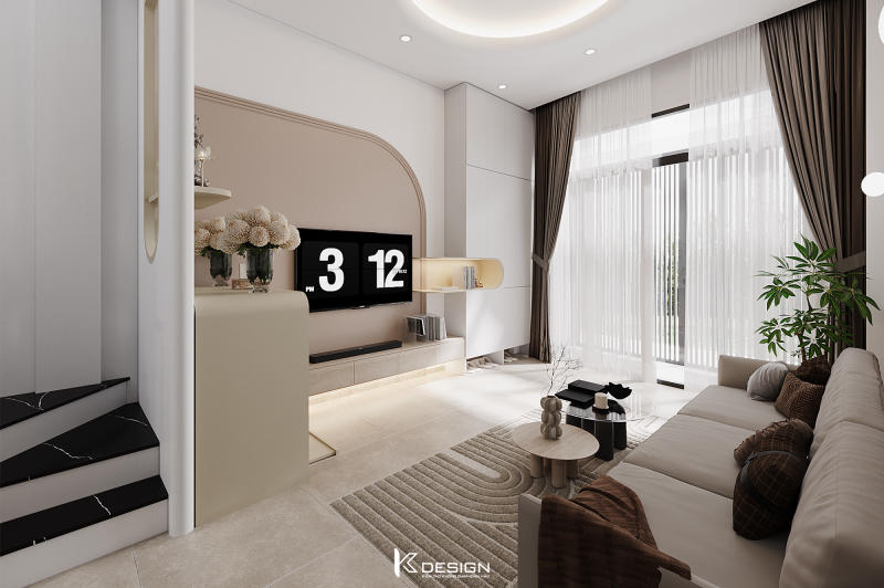 Thiết kế nội thất nhà anh Long phú nhuận