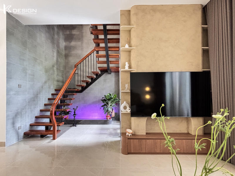 Thực tế thi công nhà chị Trang nhà bè