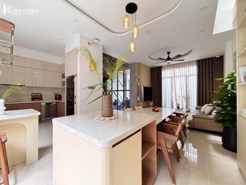 Thực tế thi công nhà chị Trang nhà bè