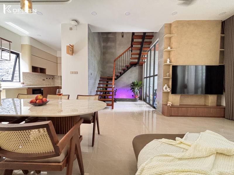 Thực tế thi công nhà chị Trang nhà bè