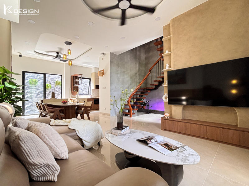 Thực tế thi công nhà chị Trang nhà bè