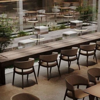 thiết kế nội thất nhà hàng theo phong cách nội thất xanh