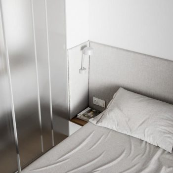 thiết kế nội thất chung cư 3 phòng ngủ tối giản