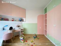 Mẫu thiết kế thi công nội thất phòng ngủ kid căn hộ asiana capella